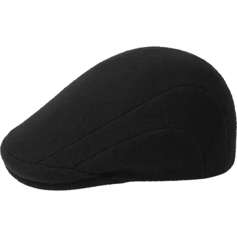 Baretten zwart Wool 507 Black van Kangol