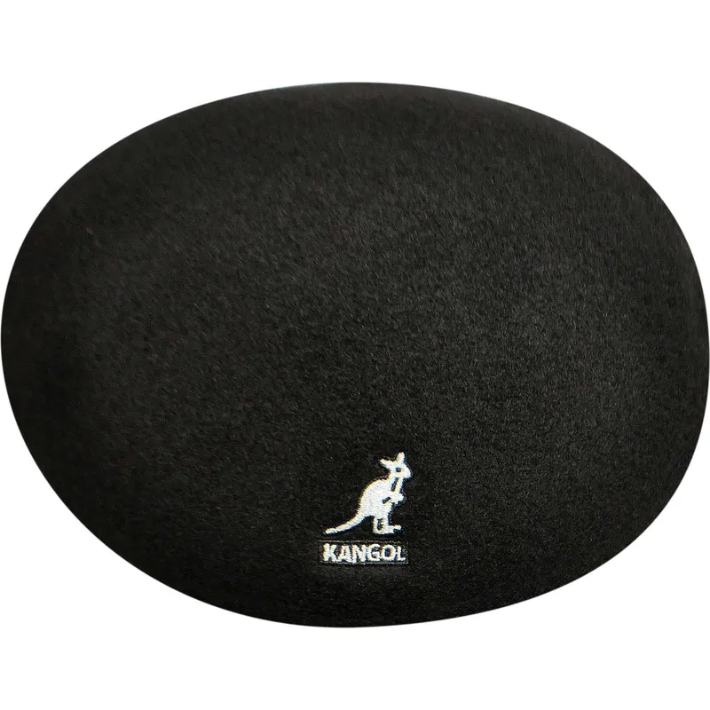 baretten-zwart-van-boina-negra-seamless-wool-507-black-van-kangol