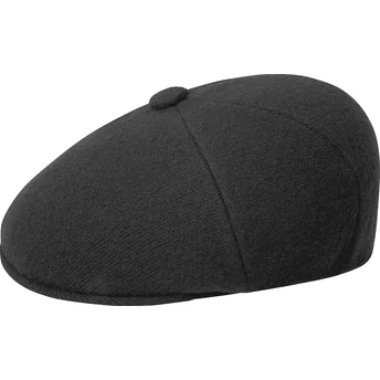 Baretten zwart Wool Panel 575 Black van Kangol