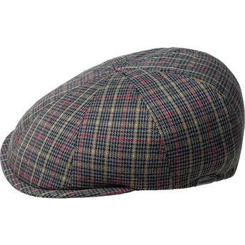 Grå baret Pattern Flexfit Grey Plaid fra Kangol