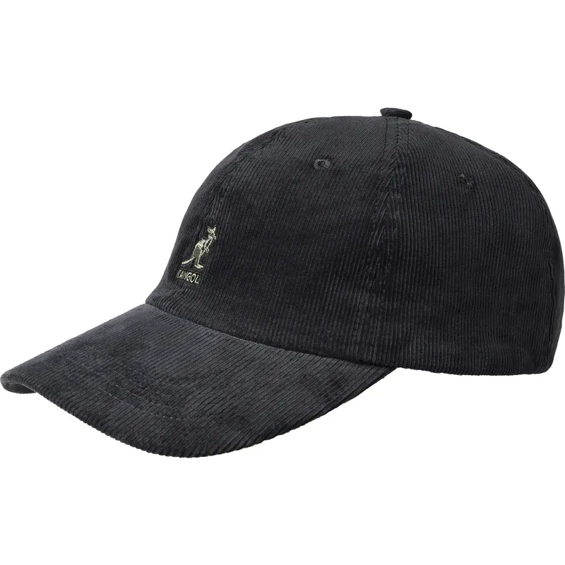 petten-gebogen-zwart-verstelbare-band-van-kangol