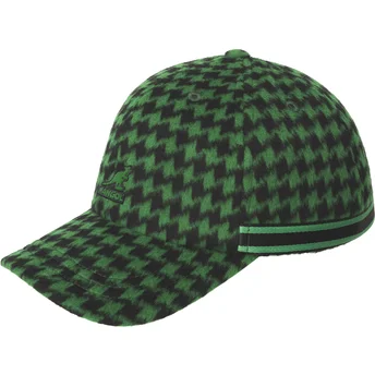 Petten gebogen groen verstelbaar Block Zig Baseball Green van Kangol