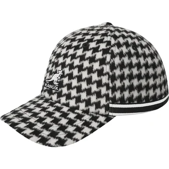 Petten gebogen wit verstelbaar Block Zig Baseball White van Kangol