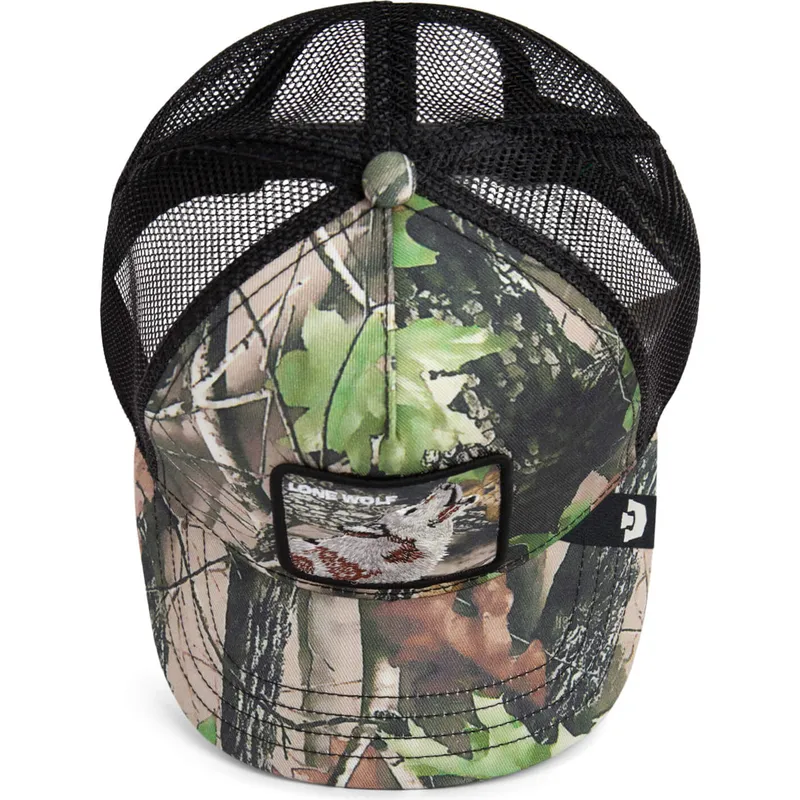 petten-gebogen-camouflage-snapback-lobo-lone-wolf-camouflage-seasonal-real-tree-the-farm-the-farm-van-goorin-bros