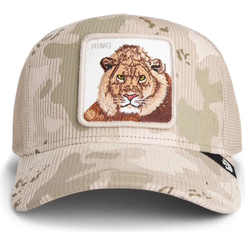 petten-gebogen-beige-snapback-king-corduroy-camo-the-farm-van-goorin-bros petten-gebogen-beige-snapback-king-corduroy-camo-the-farm-van-goorin-bros