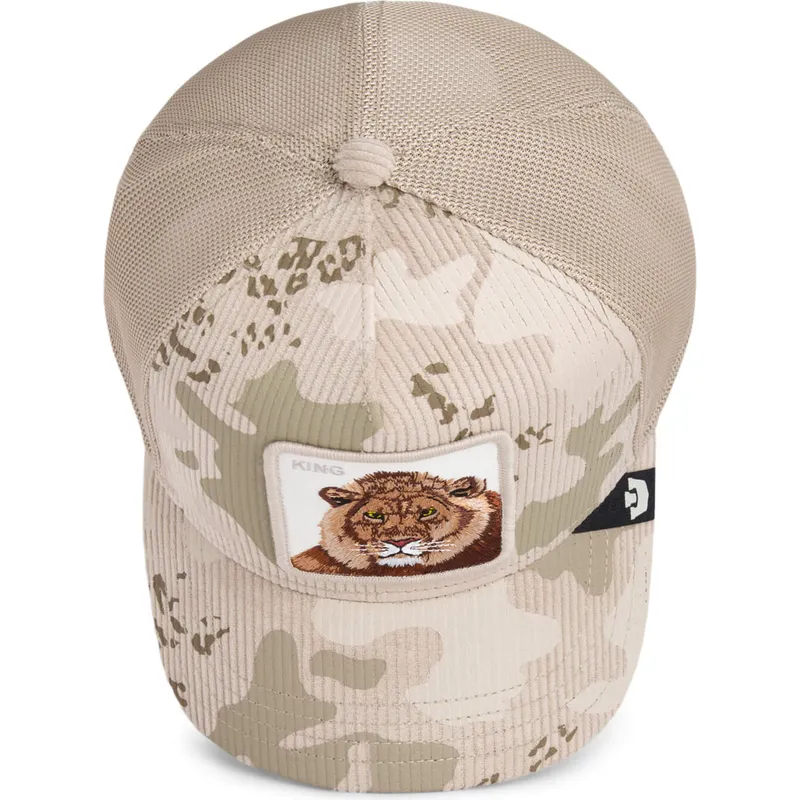 petten-gebogen-beige-snapback-king-corduroy-camo-the-farm-van-goorin-bros petten-gebogen-beige-snapback-king-corduroy-camo-the-farm-van-goorin-bros