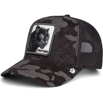Petten gebogen zwart snapback The Farm van Goorin Bros.