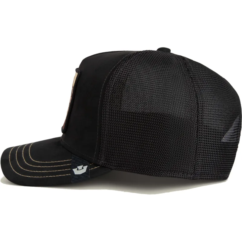 petten-gebogen-zwart-snapback-king-golden-suede-the-farm-van-goorin-bros