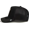 petten-gebogen-zwart-snapback-pantera-panther-golden-suede-the-farm-the-farm-van-goorin-bros