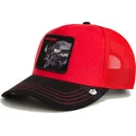 petten-gebogen-rood-snapback-ruthless-buffalo-suede-the-farm-van-goorin-bros