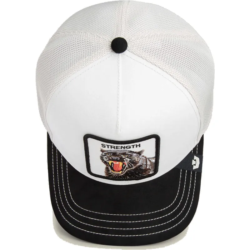 petten-gebogen-zwart-snapback-strength-panther-suede-the-farm-van-goorin-bros