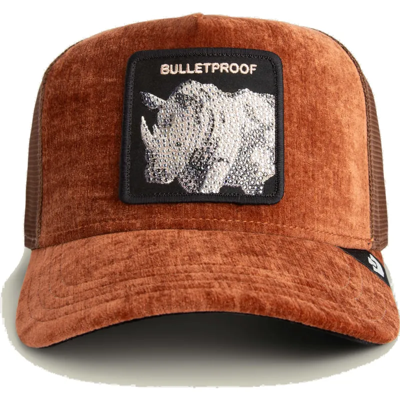 czapka-trucker-brazowa-nosorozec-bulletproof-iced-rhino-jewel-tones-the-farm-od-goorin-bros