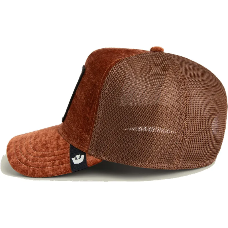 trucker-kasket-brun-naesehorn-bulletproof-iced-rhino-jewel-tones-the-farm-fra-goorin-bros