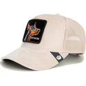 gorra-trucker-beige-hund-dobermann-beware-doberman-velour-the-farm-fra-goorin-bros