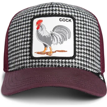 Gorra trucker flerfarvet hane Cock Rooster Verry Dapper The Farm fra Goorin Bros.