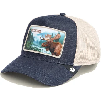 Petten gebogen blauw snapback Off The Grid Staycation Homestead The Farm van Goorin Bros.