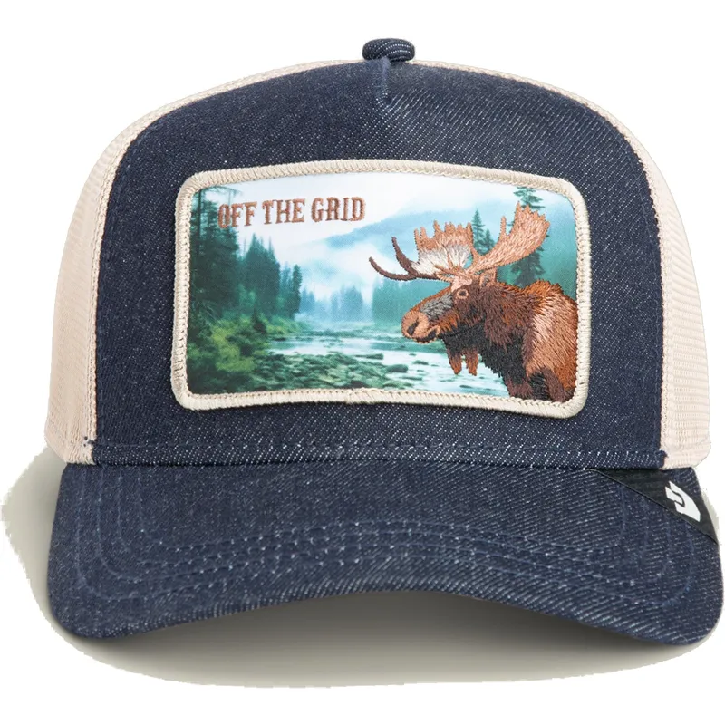 petten-gebogen-blauw-snapback-off-the-grid-staycation-homestead-the-farm-van-goorin-bros