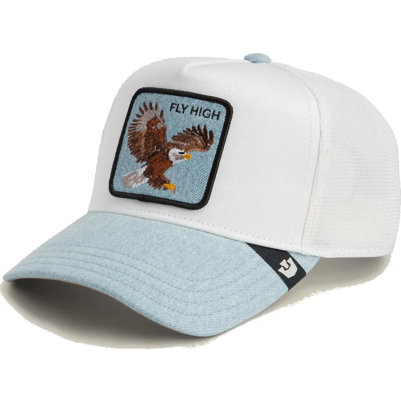 petten-gebogen-blauw-snapback-fly-high-denim-the-farm-the-farm-van-goorin-bros