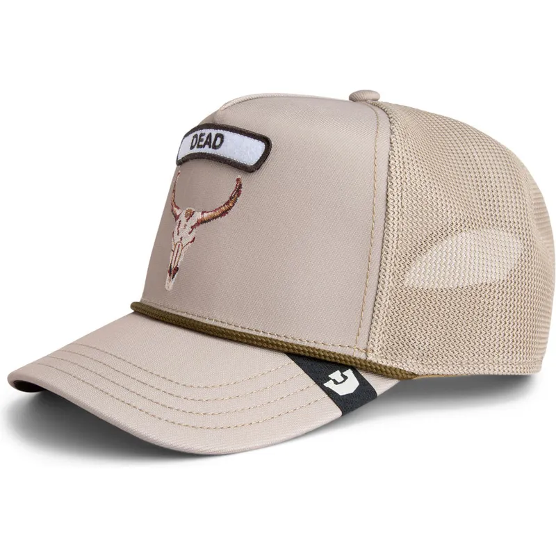 petten-gebogen-beige-snapback-gb2-skull-the-rocker-the-farm-van-goorin-bros