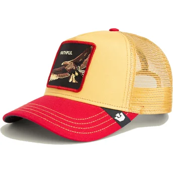 Petten gebogen meerkleurig snapback The Farm van Goorin Bros.