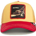 gul-og-rod-orne-trucker-kasket-the-faithful-eagle-sport-the-farm-fra-goorin-bros