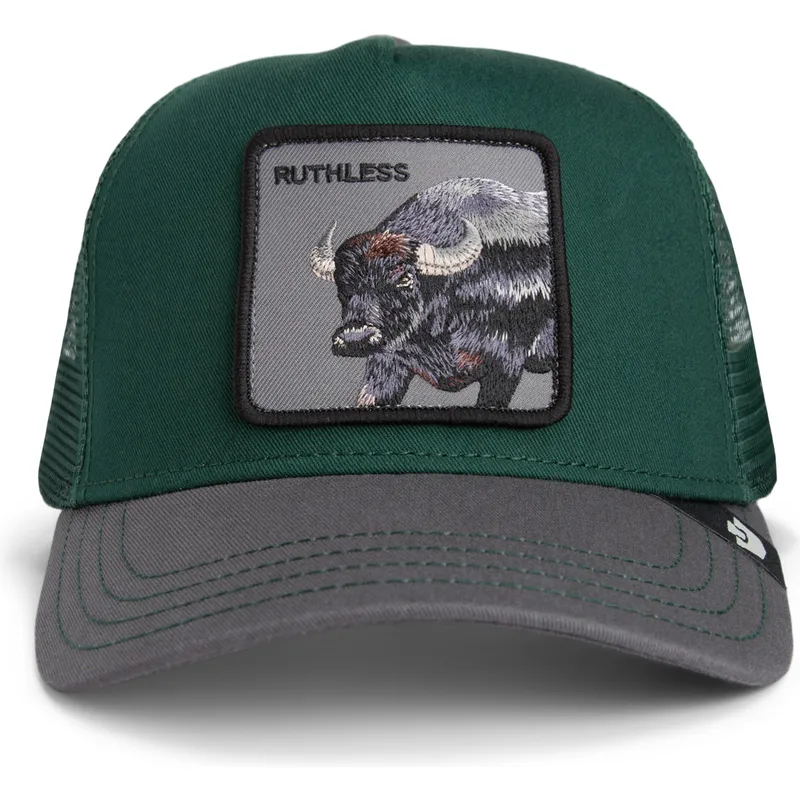goorin-bros-the-farm-ruthless-two-tone-buffalo-sport-grun-graue-trucker-kappe