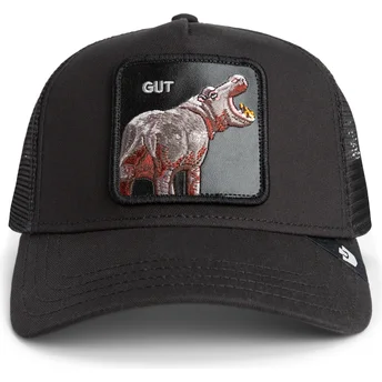 Petten gebogen zwart snapback The Farm van Goorin Bros.