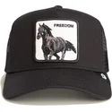 sort-trucker-kasket-hest-freedom-grit-the-farm-fra-goorin-bros