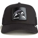 petten-gebogen-zwart-snapback-the-farm-van-goorin-bros