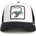 gorra-trucker-bianca-e-nera-scorpione-deadly-the-farm-di-goorin-bros