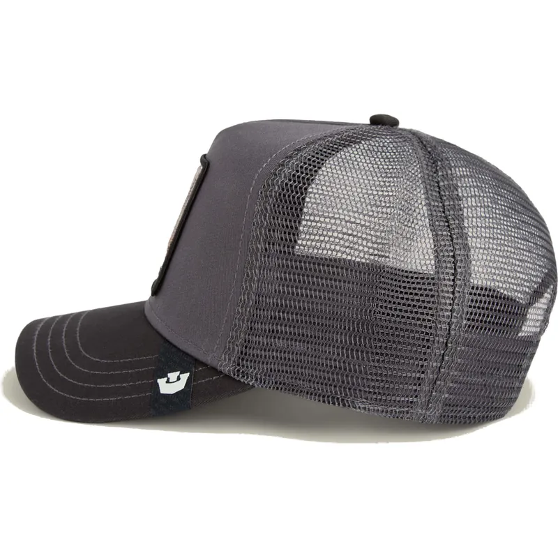 gra-trucker-kasket-til-dreng-naesehorn-the-tuff-mini-the-farm-fra-goorin-bros