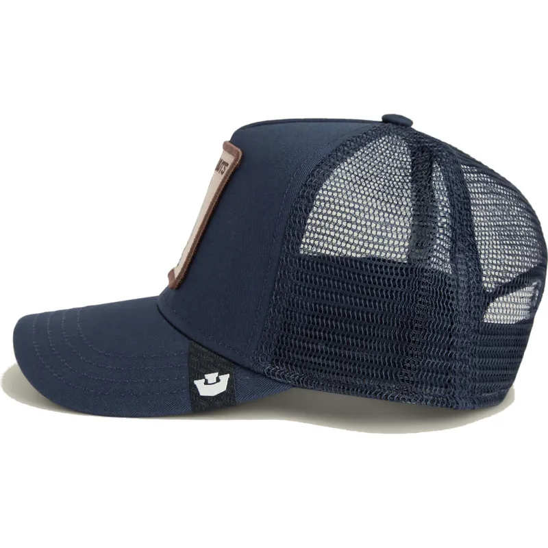 cappellino-trucker-blu-marino-per-bambino-scoiattolo-nuts-mini-the-farm-di-goorin-bros