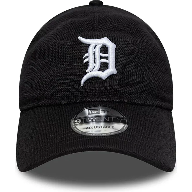 petten-gebogen-zwart-verstelbaar-9twenty-merino-wool-van-detroit-tigers-mlb-van-new-era