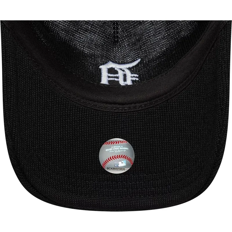 petten-gebogen-zwart-verstelbaar-9twenty-merino-wool-van-detroit-tigers-mlb-van-new-era