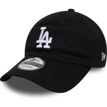 Petten gebogen zwart verstelbare band 9TWENTY Merino Wool van Los Angeles Dodgers MLB van New Era