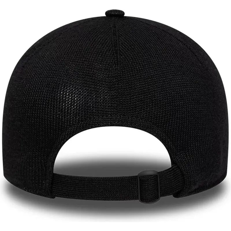 sort-justerbar-kurvet-kasket-9twenty-merino-wool-fra-los-angeles-dodgers-mlb-fra-new-era