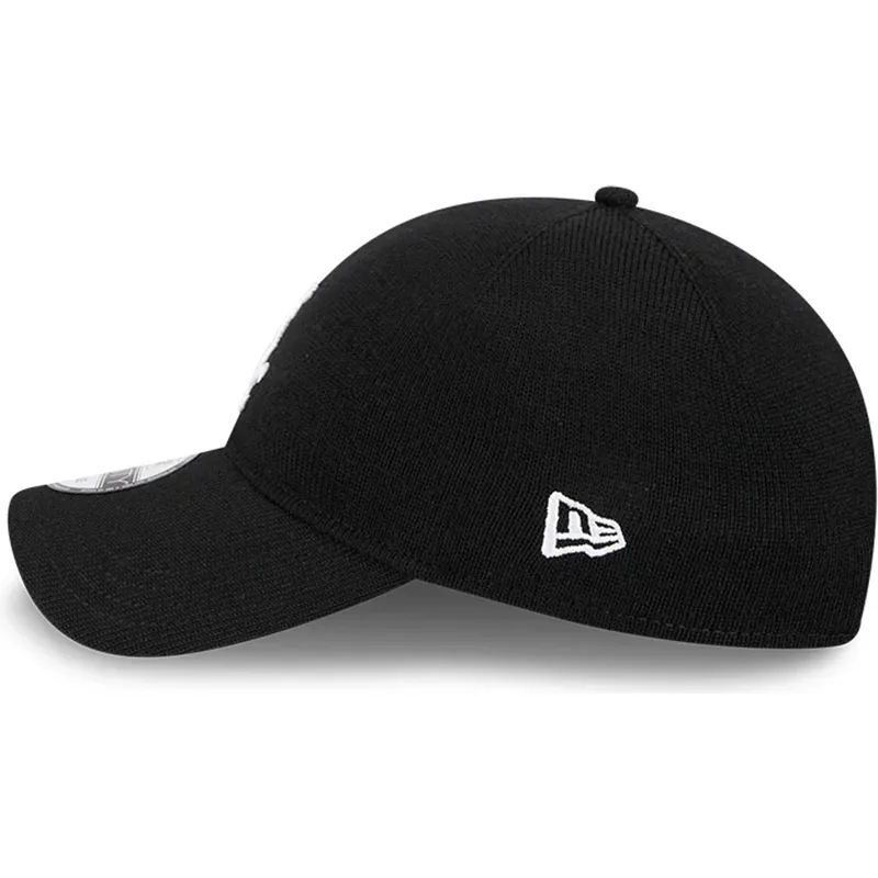 petten-gebogen-zwart-verstelbaar-9twenty-merino-wool-van-chicago-white-sox-mlb-van-new-era