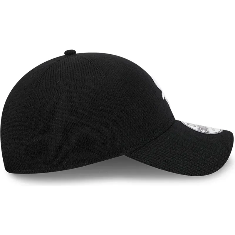 petten-gebogen-zwart-verstelbaar-9twenty-merino-wool-van-chicago-white-sox-mlb-van-new-era