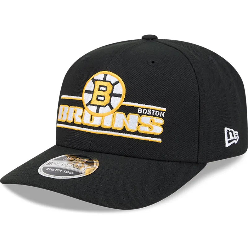 petten-gebogen-zwart-snapback-9seventy-stretch-snap-stated-van-boston-bruins-nhl-van-new-era