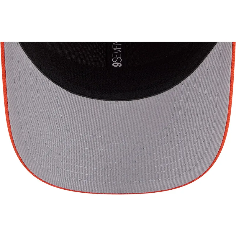 petten-gebogen-oranje-snapback-9seventy-stretch-snap-stated-van-anaheim-ducks-nhl-van-new-era