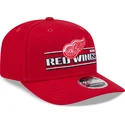 petten-gebogen-rood-snapback-9seventy-stretch-snap-stated-van-detroit-red-wings-nhl-van-new-era