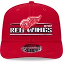 petten-gebogen-rood-snapback-9seventy-stretch-snap-stated-van-detroit-red-wings-nhl-van-new-era