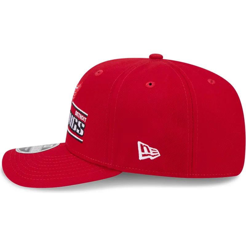 petten-gebogen-rood-snapback-9seventy-stretch-snap-stated-van-detroit-red-wings-nhl-van-new-era