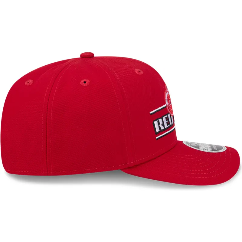 petten-gebogen-rood-snapback-9seventy-stretch-snap-stated-van-detroit-red-wings-nhl-van-new-era