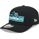 san-jose-sharks-nhl-svart-bojd-skarm-snapback-keps-9seventy-stretch-snap-stated-fran-new-era