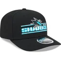 sort-buet-snapback-kasket-9seventy-stretch-snap-stated-fra-san-jose-sharks-nhl-fra-new-era