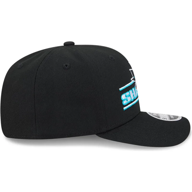 schwarze-gebogene-snapback-kappe-9seventy-stretch-snap-stated-der-san-jose-sharks-nhl-von-new-era