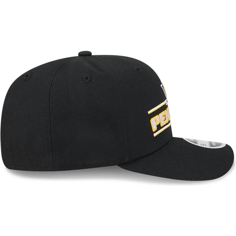 sort-buet-snapback-kasket-9seventy-stretch-snap-stated-fra-pittsburgh-penguins-nhl-fra-new-era