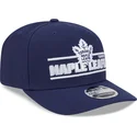 petten-gebogen-blauw-snapback-9seventy-stretch-snap-stated-van-toronto-maple-leafs-nhl-van-new-era