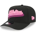 cappellino-nero-snapback-9fifty-a-frame-neon-degli-oakland-athletics-mlb-di-new-era